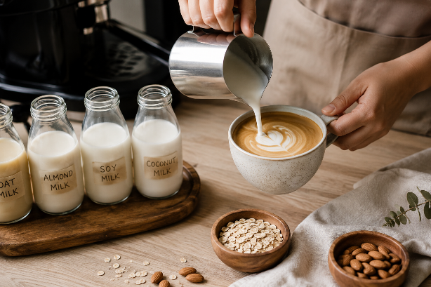 Best milk options for making a latte at home